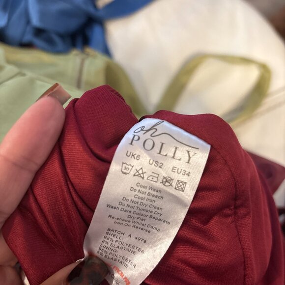 Oh Polly Red Maxi Dress - Picture 3 of 3